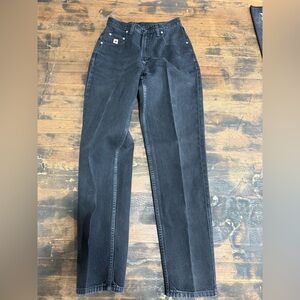 Vintage ROCKIES  Relaxed High Rise Jeans Womens Size 29/9 Tapered Black